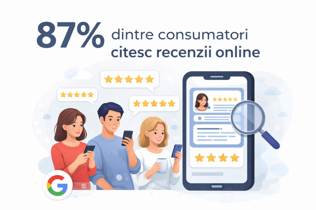 87% dintre consumatori citesc recenzii online