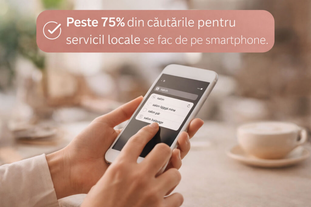 Peste 75% din căutările pentru servicii locale se fac de pe smartphone.
